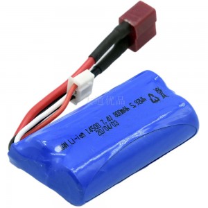 海博星 配件18031T 鋰電池(7.4V 800mAh) T型插頭