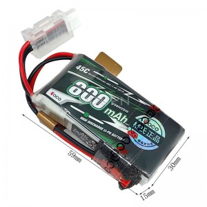 ACE 7.4V 2S 800mAh 45C鋰電池 JST插頭