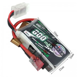 ACE 11.1V 3S 800mAh 45C鋰電池 T型插頭