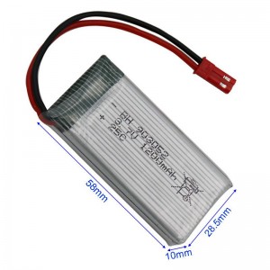 3.7V 1200mAh 25C 鋰電池 JST頭