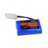 6.4V 2S 900mAh HFC18500鋰鐵電池 KET-2P母端 正向插頭